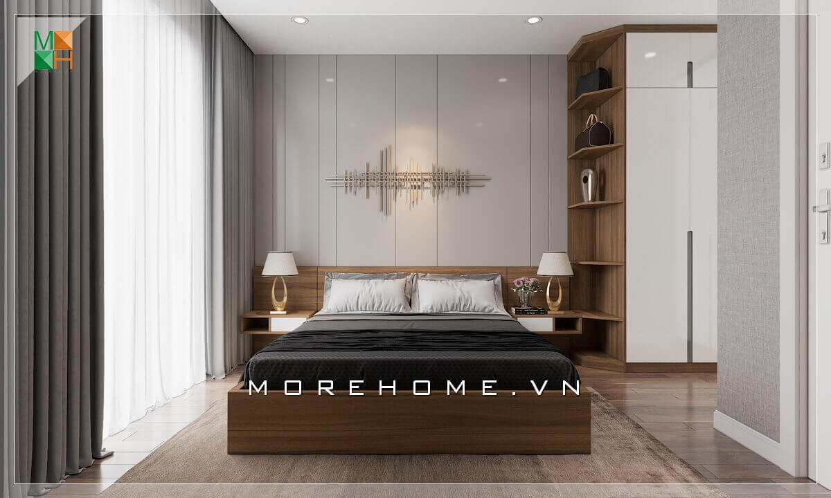 Giường ngủ chung cư hiện đại Giường ngủ chung cư hiện đại